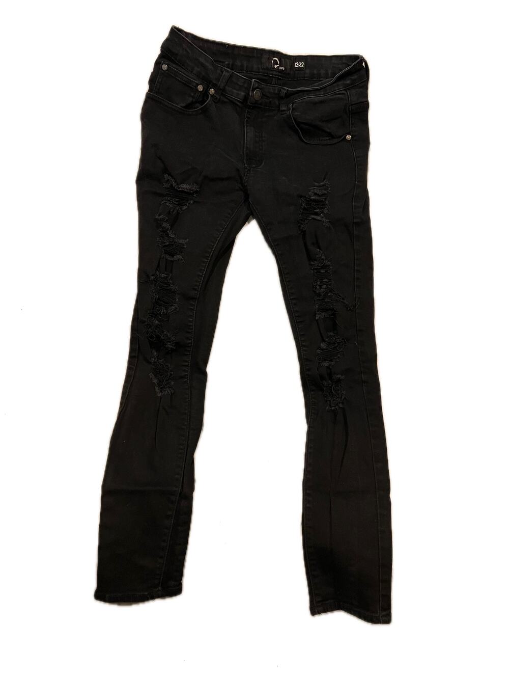 RPM Black Slim Cut Jeans Mens 32x32